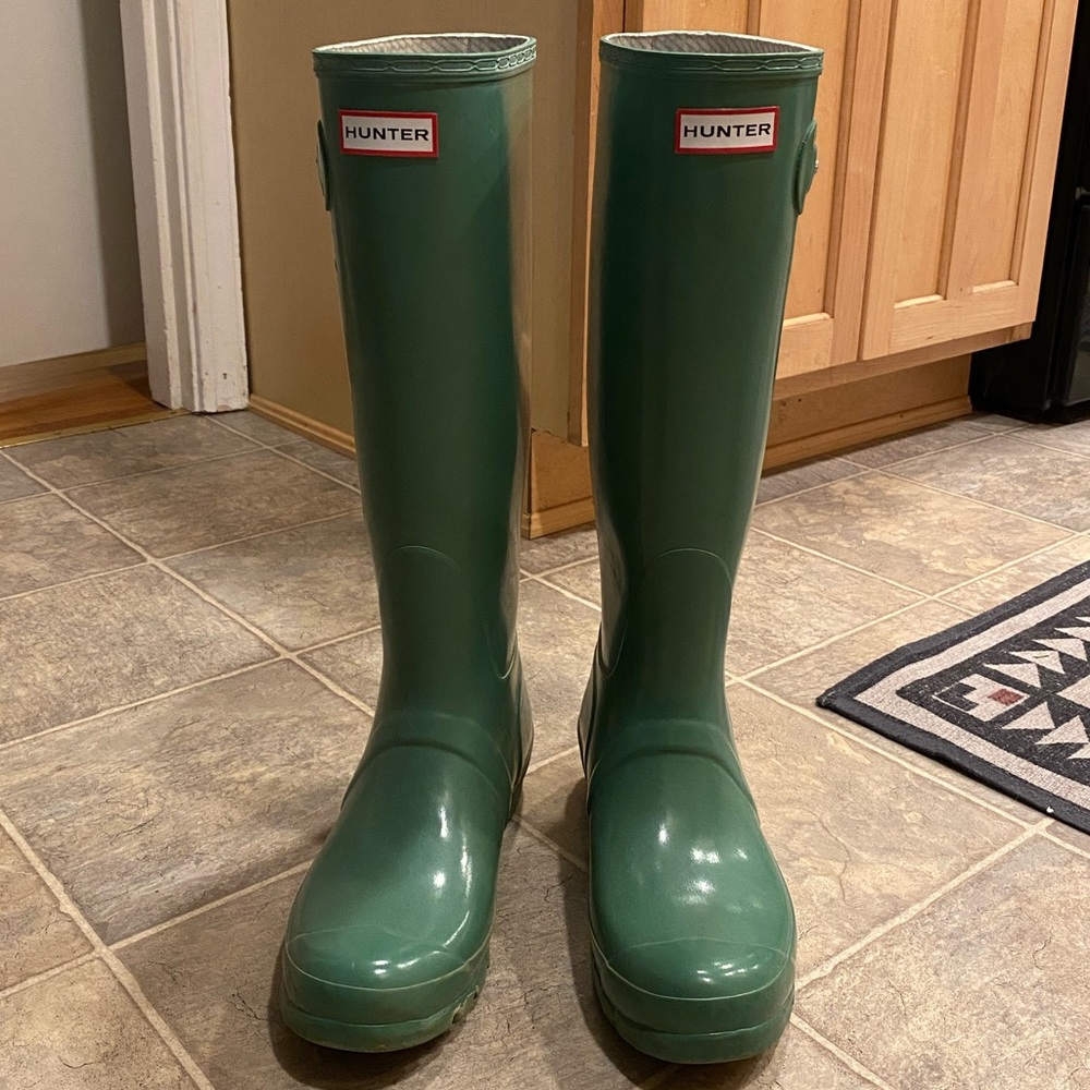Women’s Green Hunter Boots